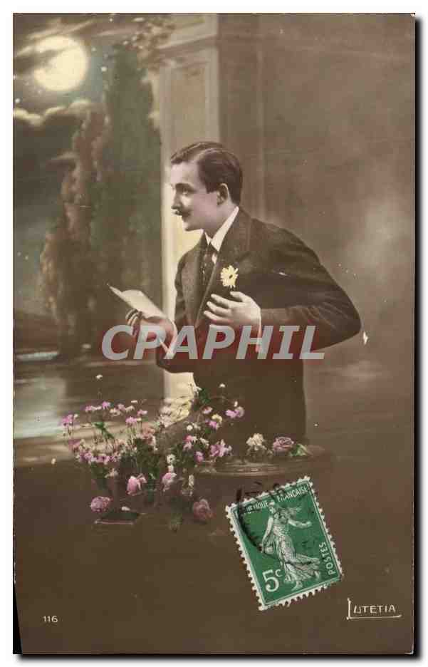 CPA Fantaisie Homme 