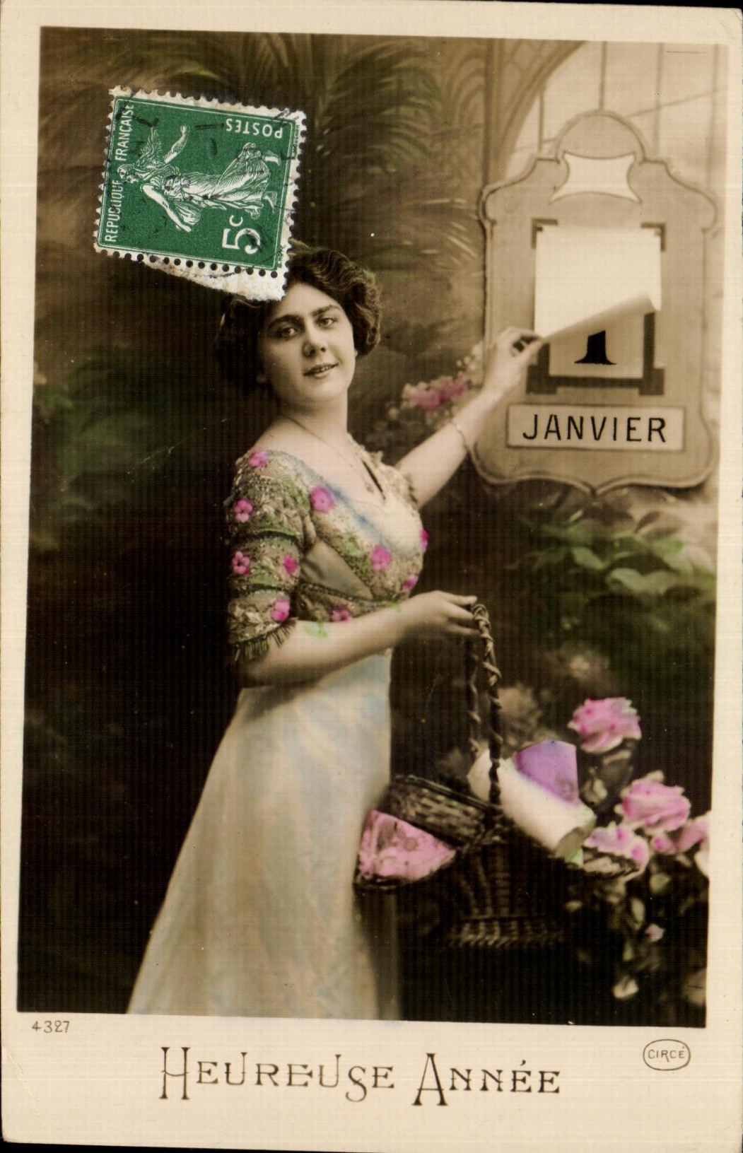 CPA Fantaisie Femme 