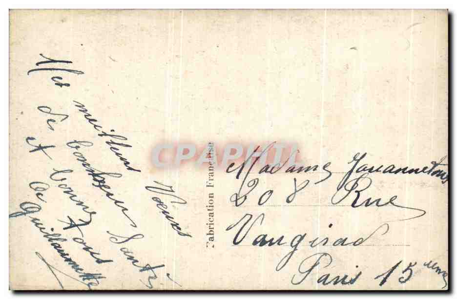 CPA Fantaisie Enfants  — Rückseite
