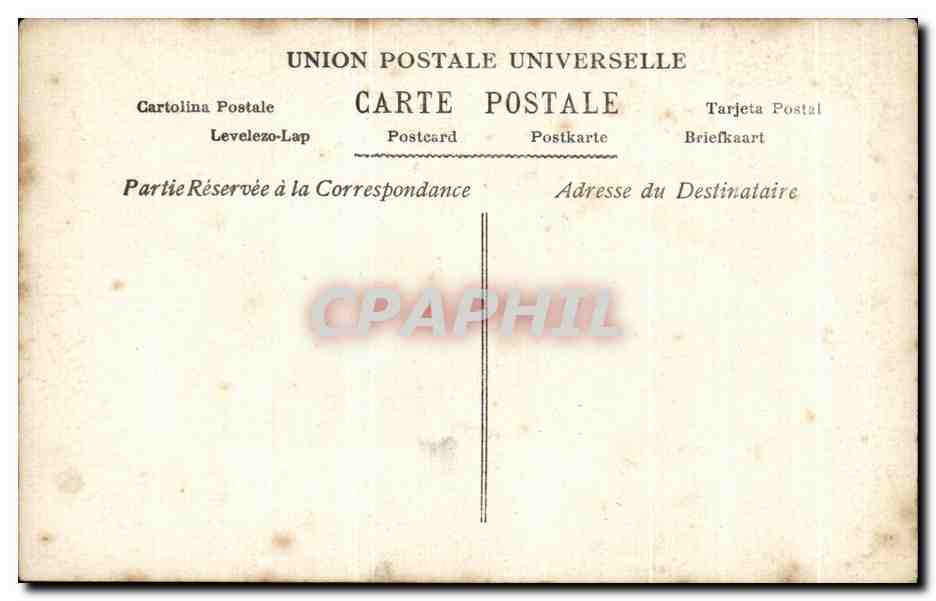 CPA Fantaisie Femme 1er Avril Poisson  — Rückseite