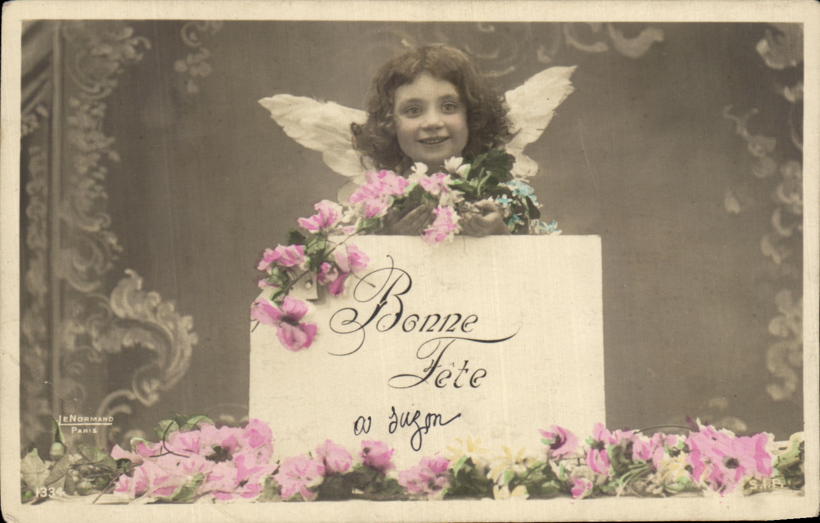 CPA Fantaisie Enfants Ange Angelot