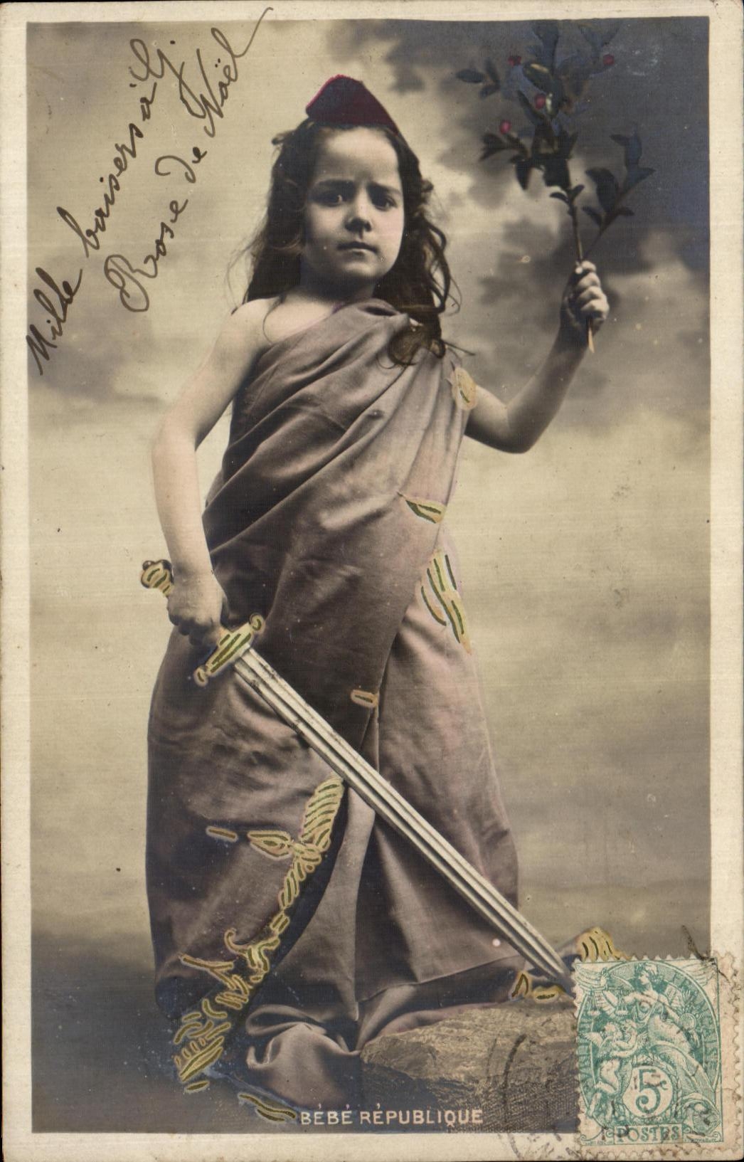 CPA Fantaisie Enfant Bebe Republique