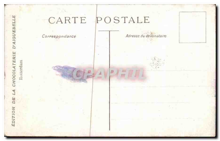 Porte de Rotterdam — éditeur Édition de la Chocolaterie d'Aiguebelle — Verso