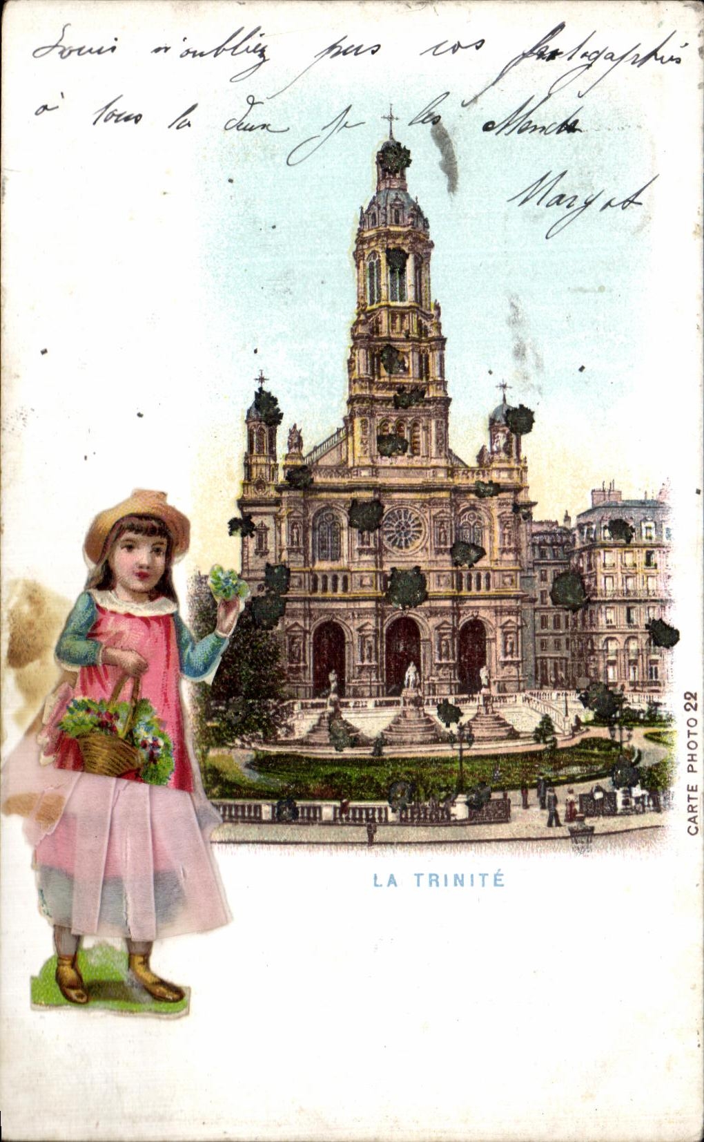 CPA Fantaisie Enfant Paris La Trinite