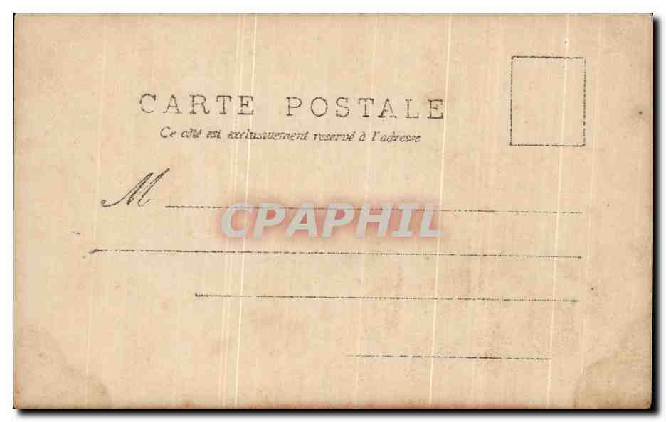 CPA Fantaisie Femme  — Rückseite