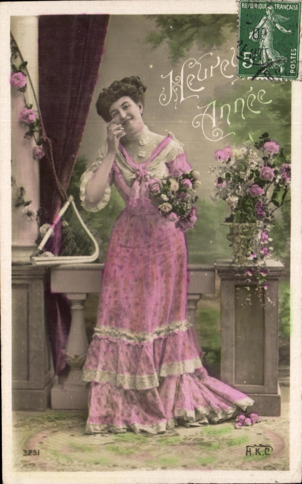 CPA Fantaisie Femme