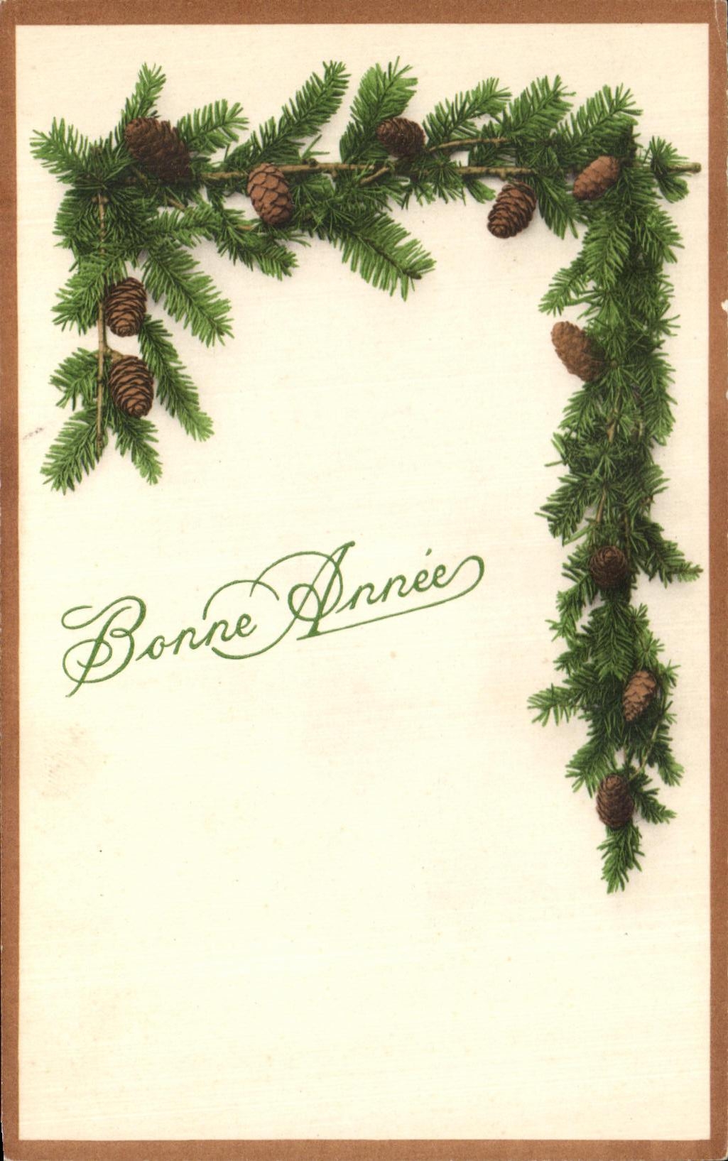CPA Fantaisie Bonne annee