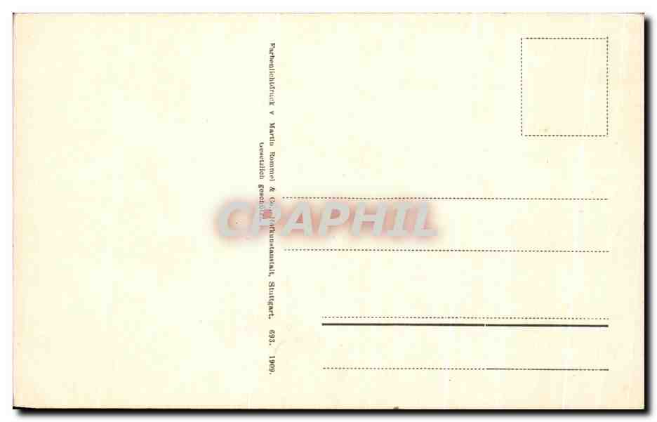 CPA Fantaisie Bonne annee — Rückseite