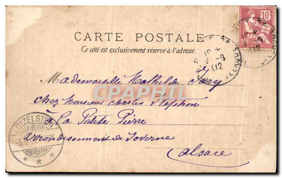 CPA Fantaisie Les glaneuses Millet  — Verso