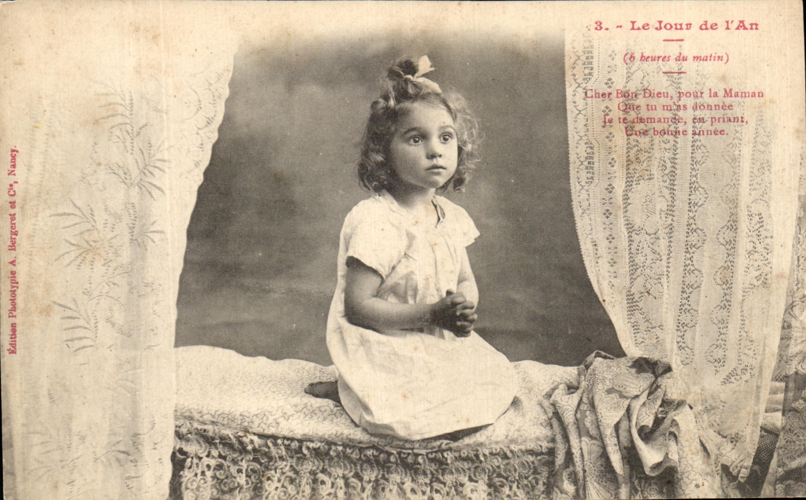 CPA Fantaisie Enfant Le jour de l'an 