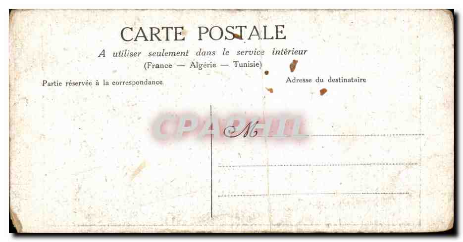 Vintage Postcard Fantasy The Eve Museum of Luxembourg Andre Brouillet — Back