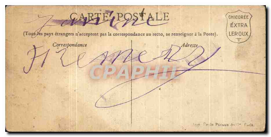CPA Fantaisie Les sports Petits canots automobiles — Rückseite