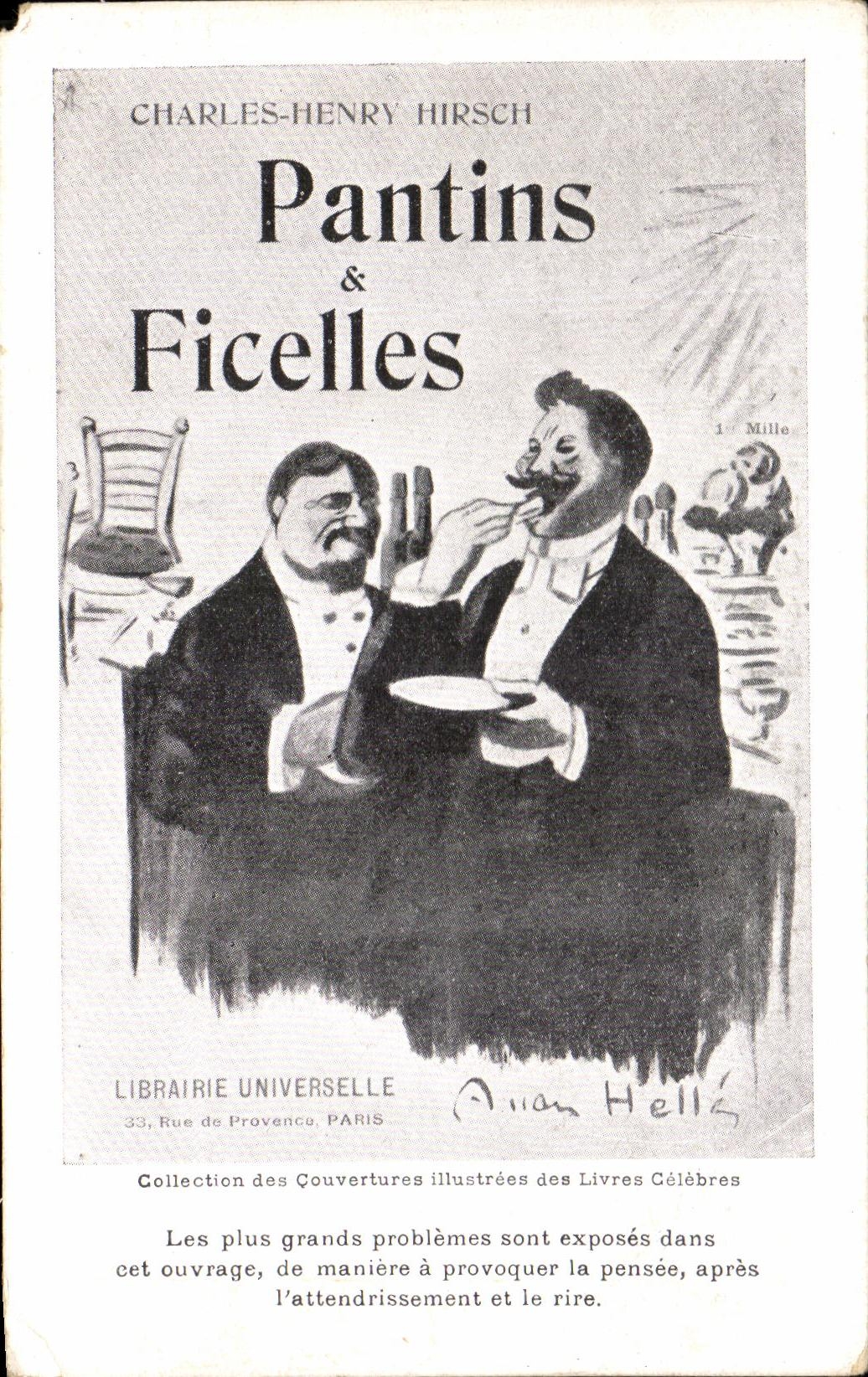 CPA Fantaisie Charles Henry Hirsch Pantins et Ficelles 