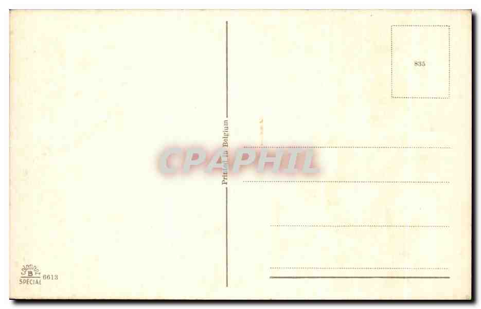 CPA Fantaisie Fleurs  — Verso