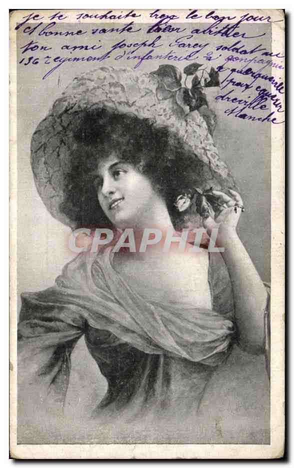 CPA Fantaisie Femme 