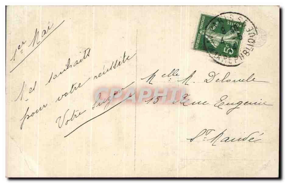 CPA Fantaisie Enfant — Rückseite