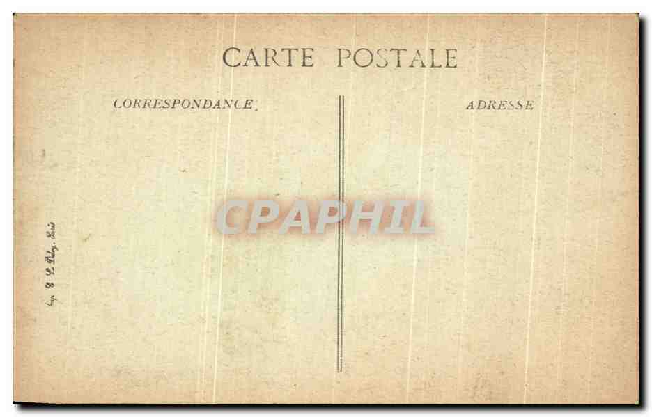 CPA Fantaisie Forgeron  — Verso