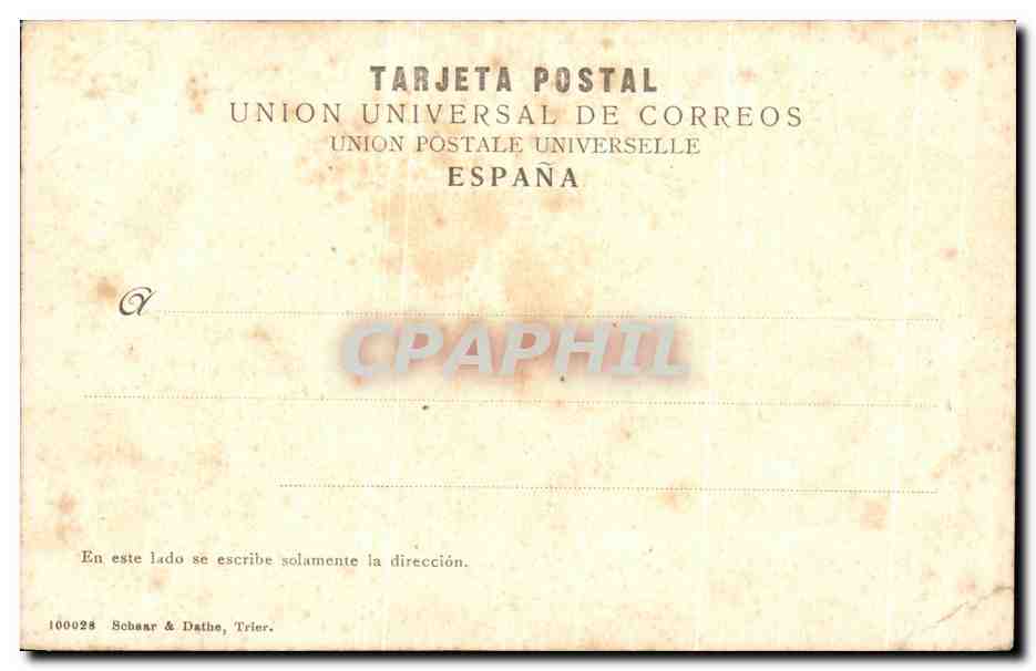 CPA Environs De Burgos abbaye Royale De Las Huelgas Bannier de las Navas  — Rückseite