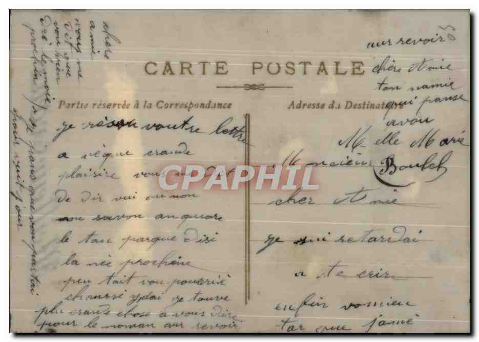 CPA Meilleurs Voeux — Verso