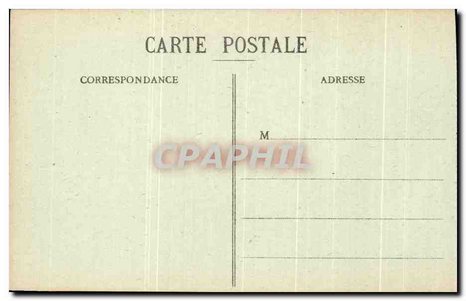 CPA Strasbourg Pont Couvert — Verso