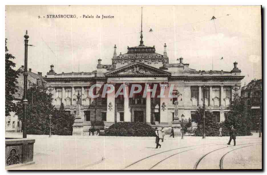 CPA Strasbourg Palais De Justice