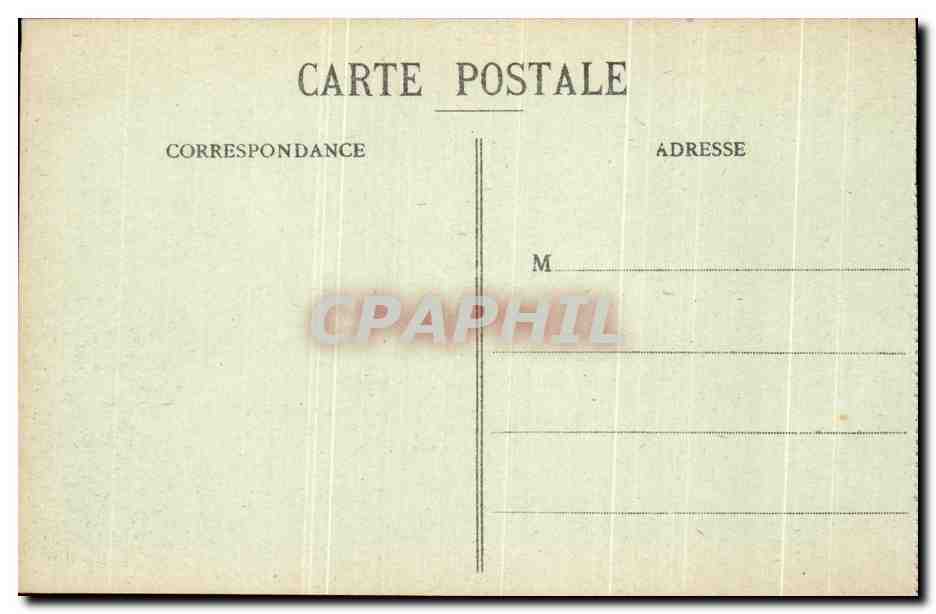 CPA Strasbourg Palais De Justice — Verso