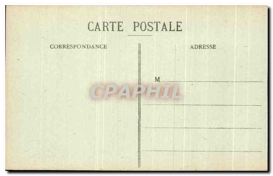 CPA Strasbourg Pont Des Vosges Avec l'Eglise De La Garnison — Verso
