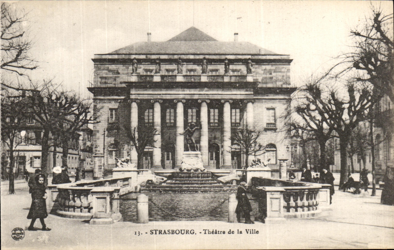 CPA Strasbourg Theatre De La Ville
