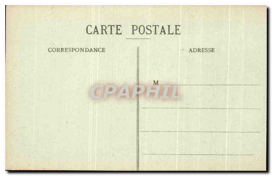 CPA Strasbourg Theatre De La Ville — Verso