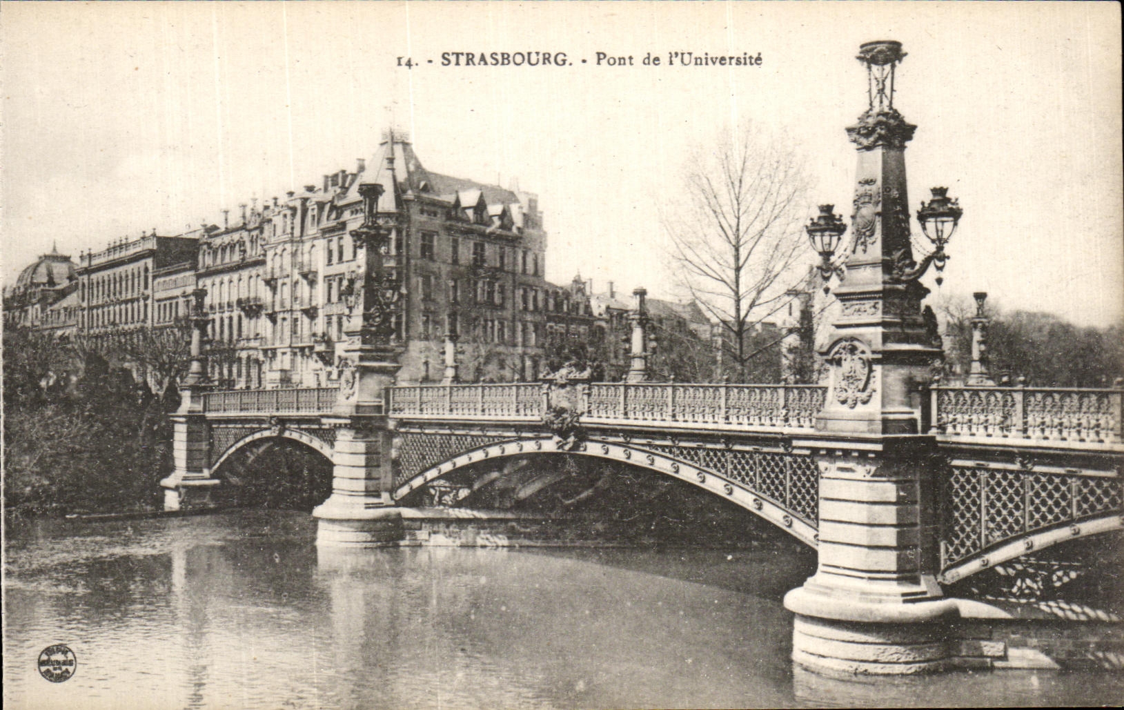 CPA Strasbourg Pont De l'Universite