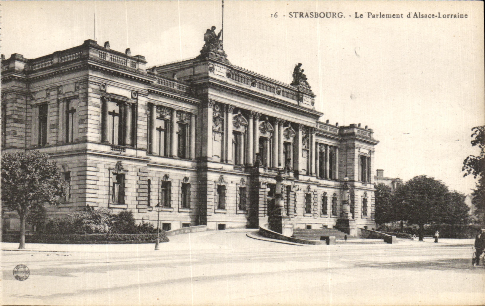 CPA Strasbourg Le Parlement d'Alsace Lorraine