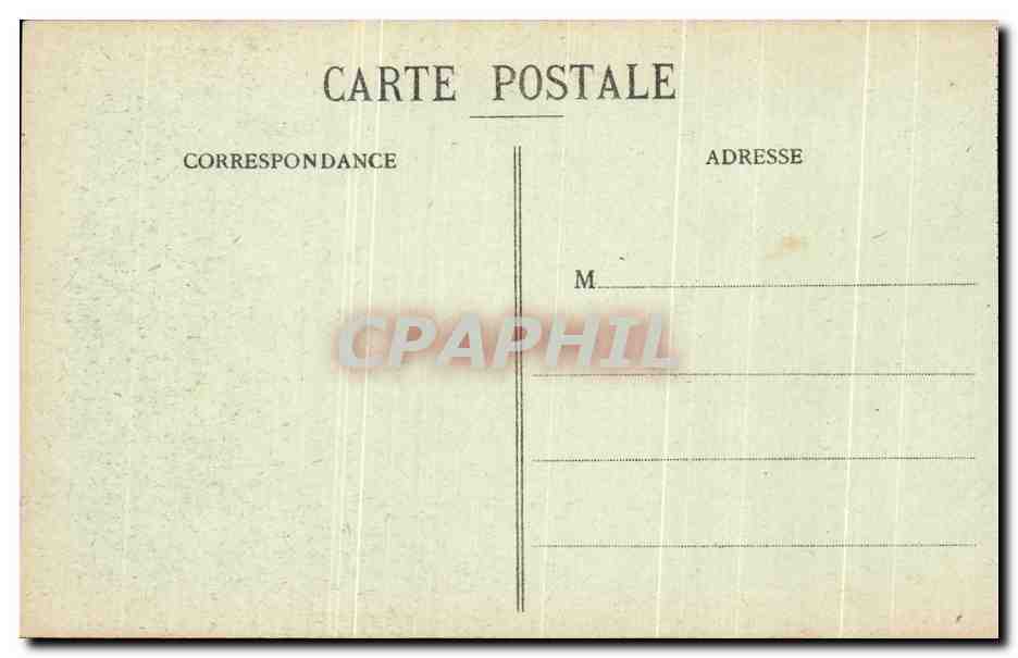 CPA Strasbourg Le Parlement d'Alsace Lorraine — Rückseite
