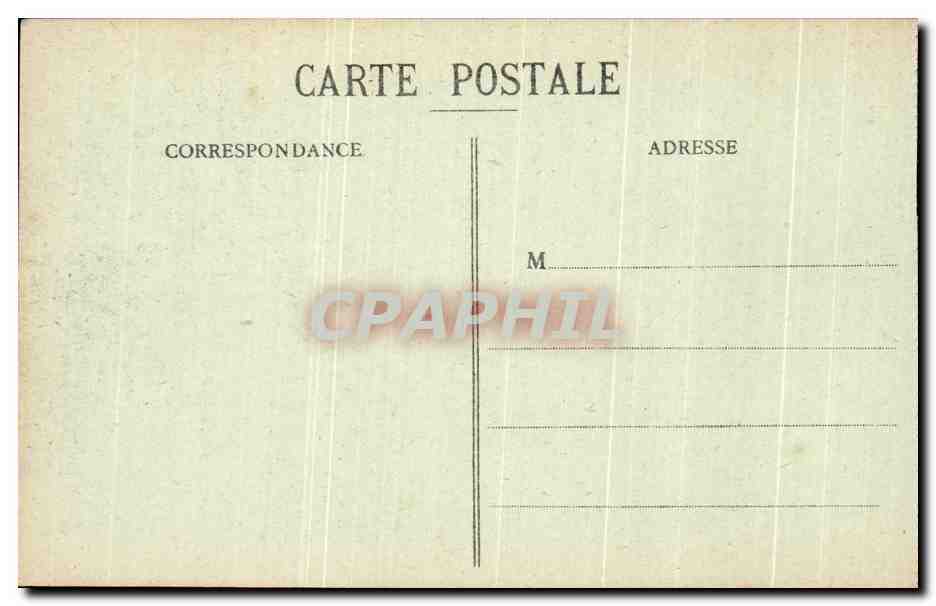 CPA Strasbourg Monument De Gutenberg — Verso