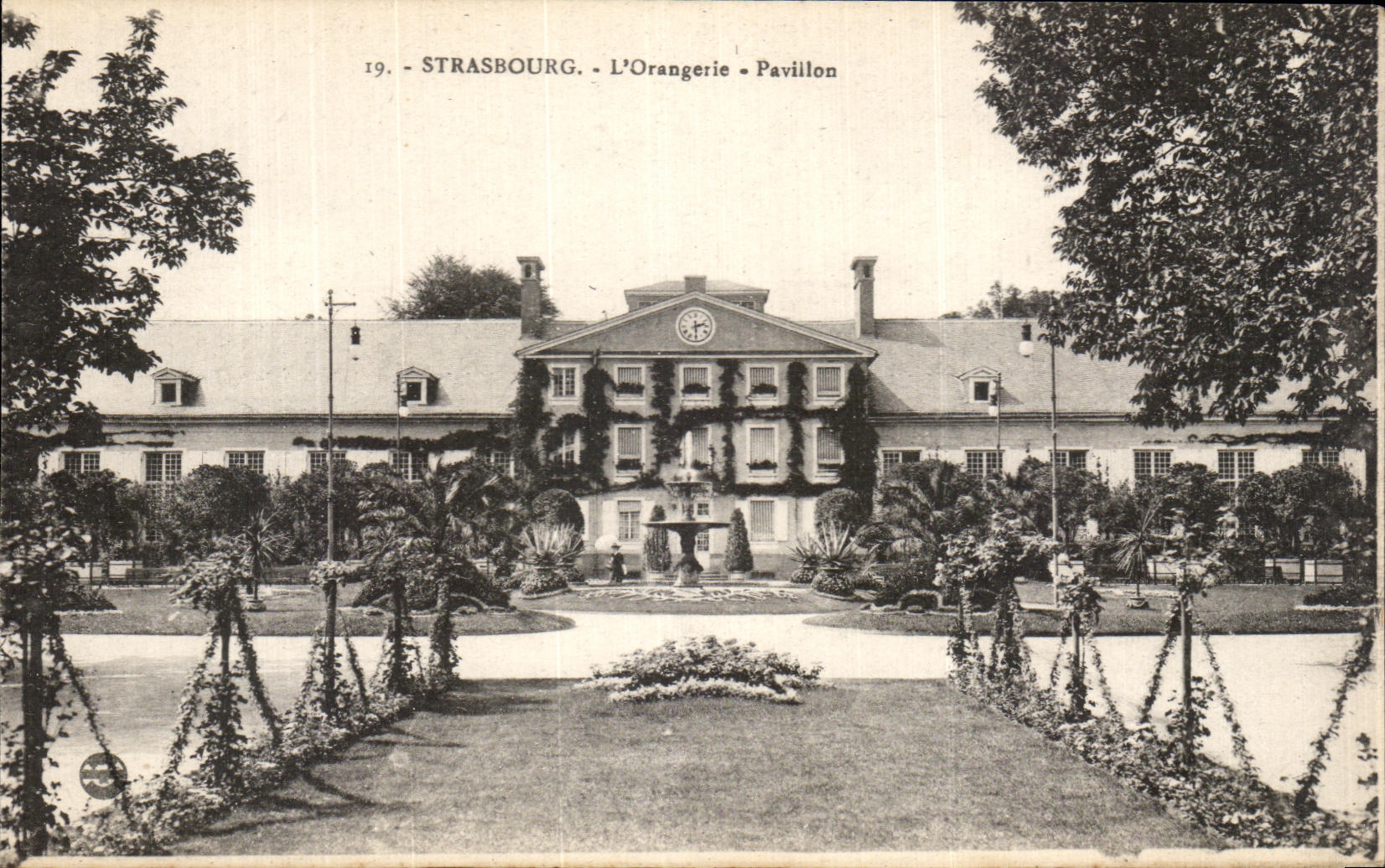 CPA Strasbourg L'Orangerie Pavillon