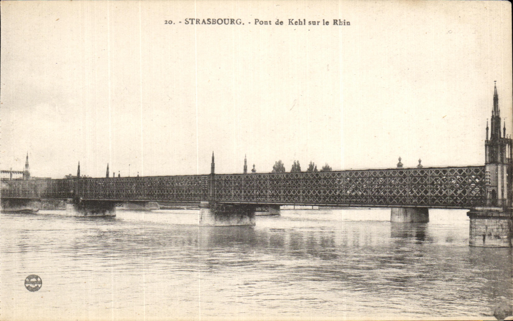 CPA Strasbourg Pont De Kehl Sur Le Rhin