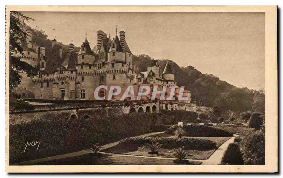 CPA La Douce France Chateaux De La Loire Chateau Rigny Usse Vue d'eusemble