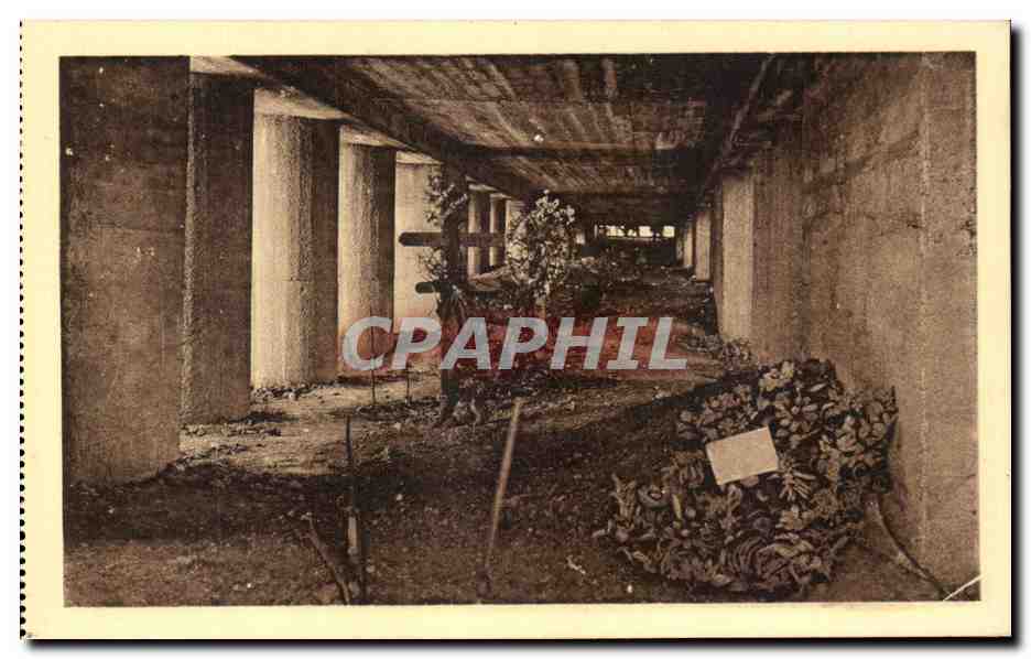 CPA Thiaumont pres Douaumont La Tranchee de baionnettes Vue generale Militaria