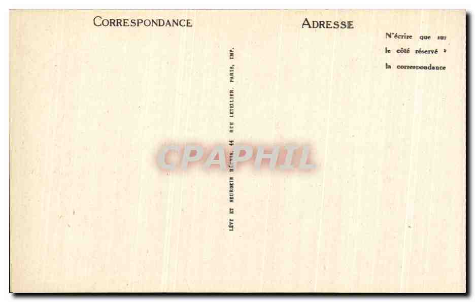 CPA Chartres La Mairie — Verso