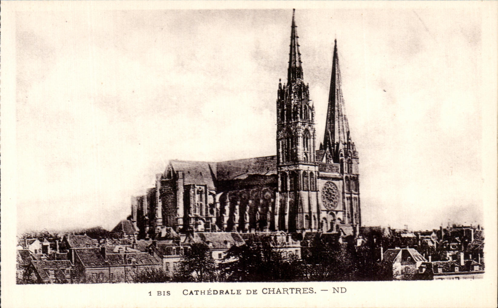 CPA Cathedrale De Chartres 