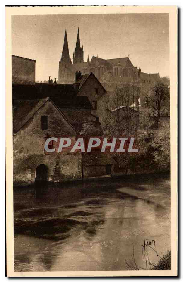 CPA Chartres matinee de Printemps sur les bords de lEure