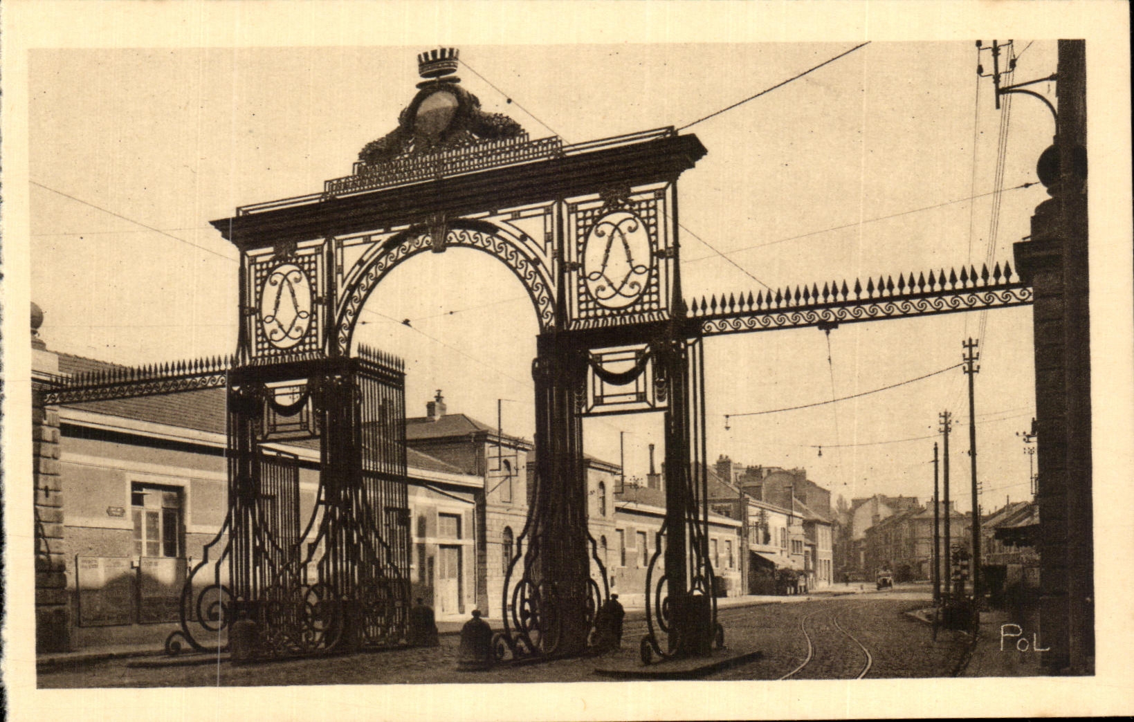 Reims — La Porte de Paris — Edit. Polin Payen, Reims