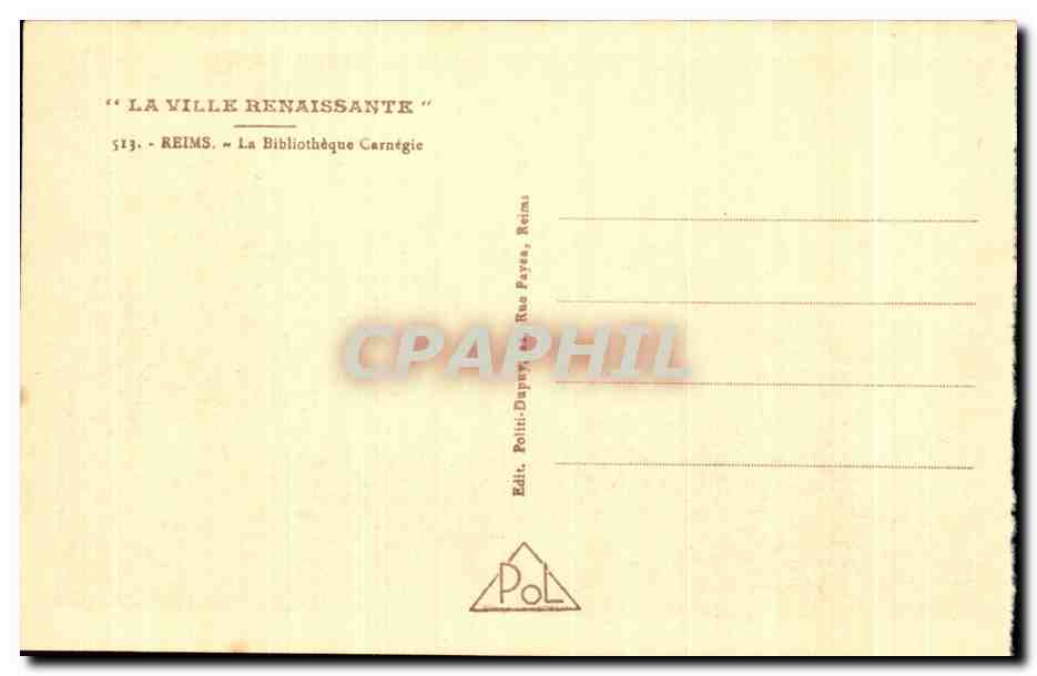 Reims — La Bibliothèque Carnegie — Éditeur Pol — Reverso