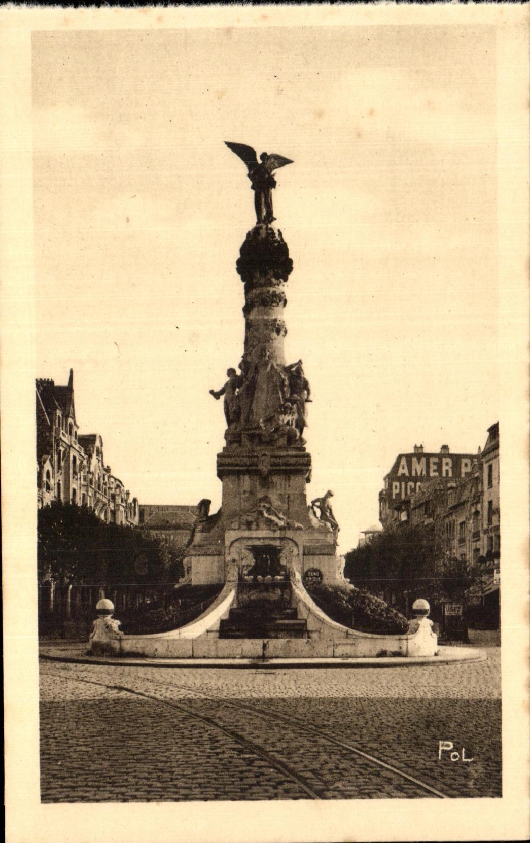 Reims - Place d'Erlon - La Fontaine Subé — Éditeur Polit-Dupay, Reims