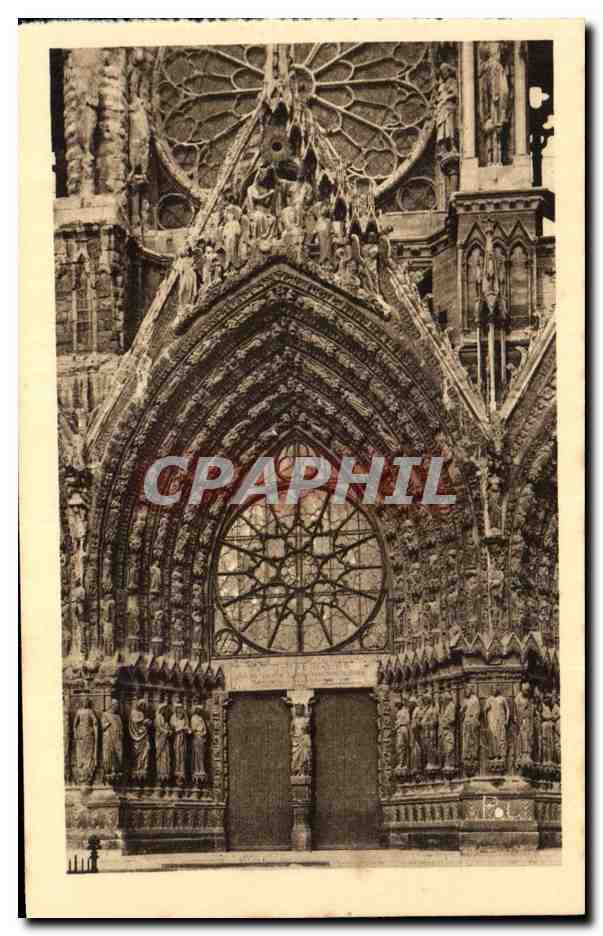 Reims - La Cathédrale - Le Grand Portail — Éditeur Politi-Dupay, Reims, n° 506