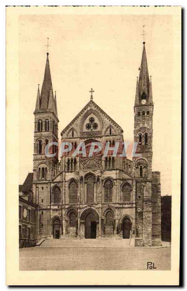 CPA La Ville Renaissante Reims Eglise St Remi
