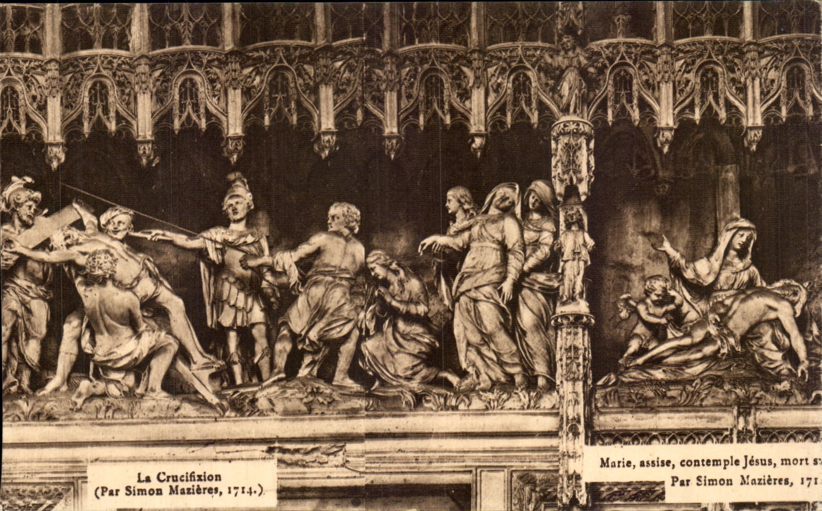 CPA Chartres La Crucifixion 