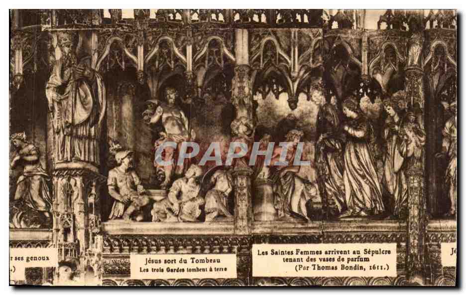 CPA Chartres Jesus sort du Tombesu 