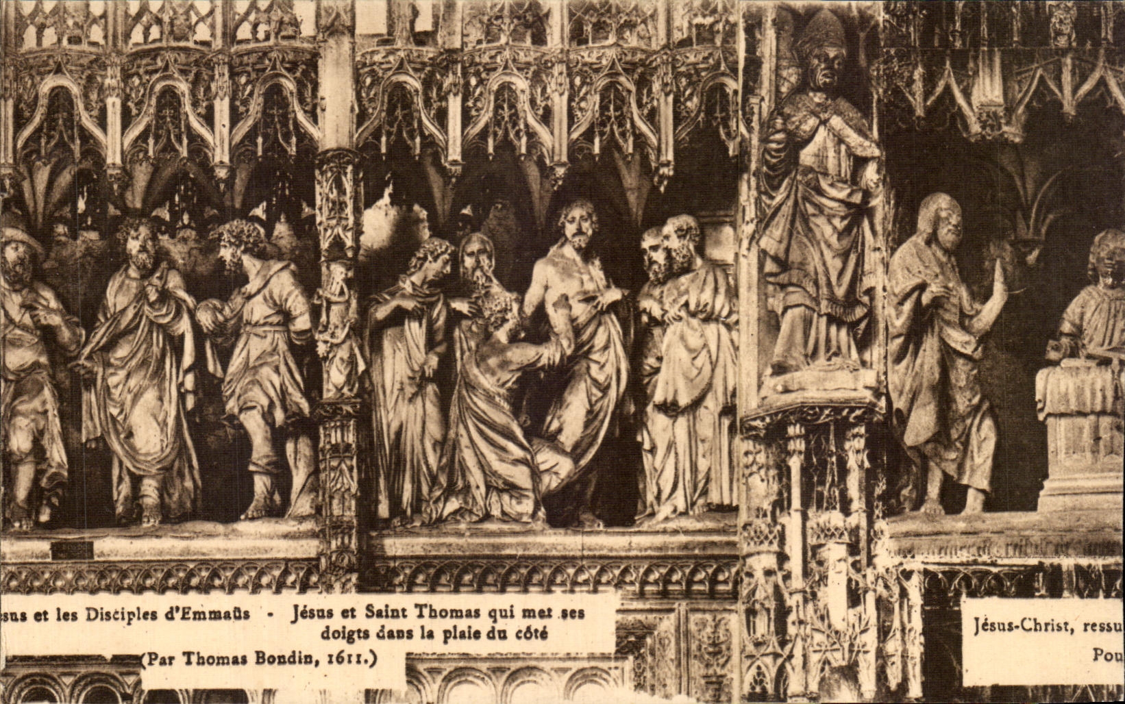 CPA Chartres Jesus et Saint Thomas 