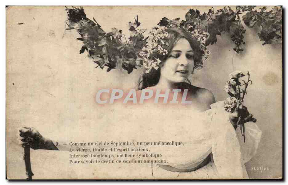 CPA Fantaisie Femme