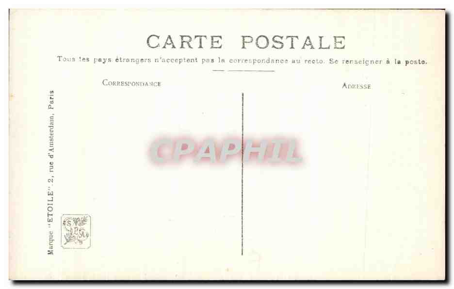 CPA Salon de 1903 Tony Tollet Apres la Bataille Enfants — Verso